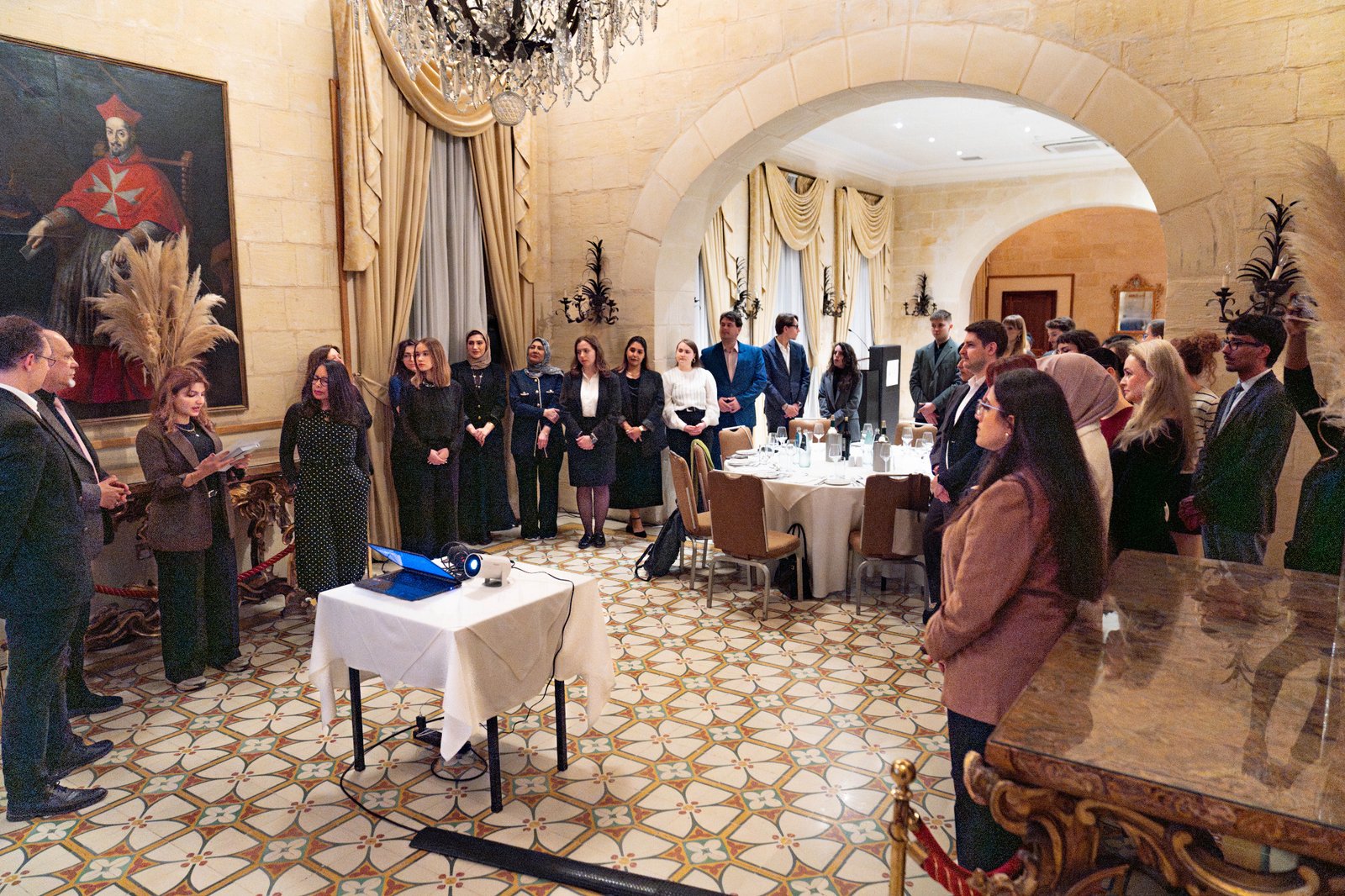 Participants gathered for the announcement of the inaugural award recipient