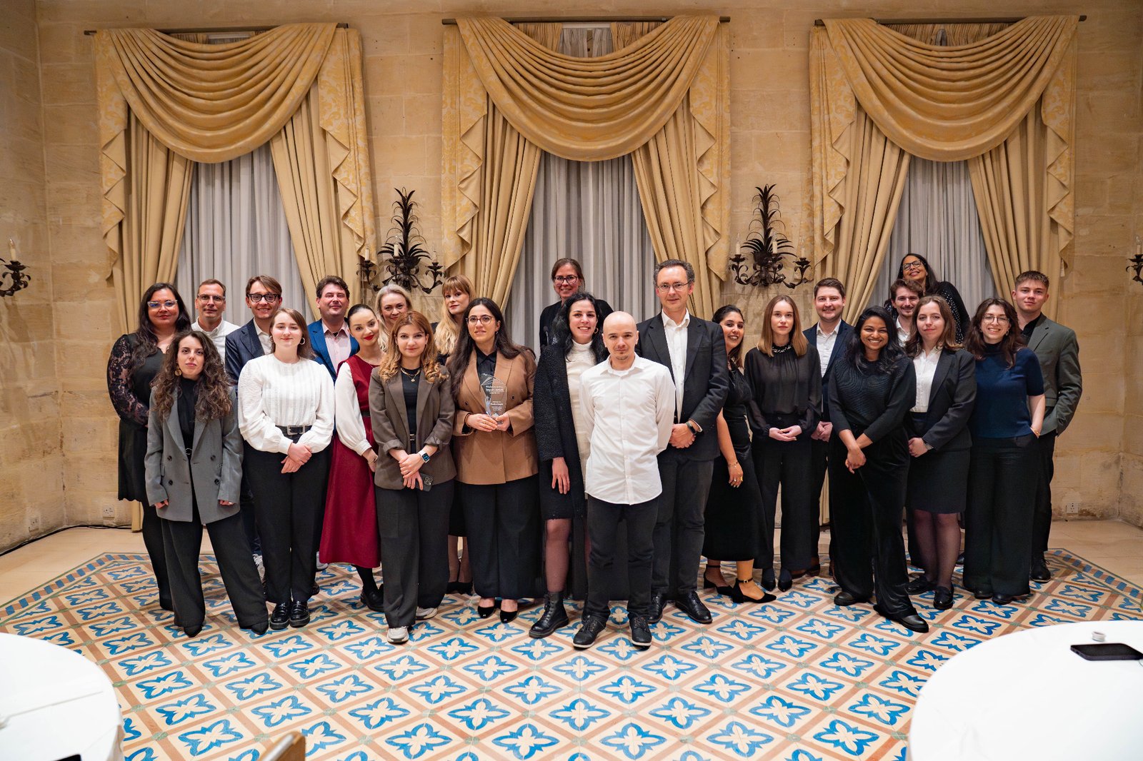 Group portrait of participants at the inaugural award ceremony